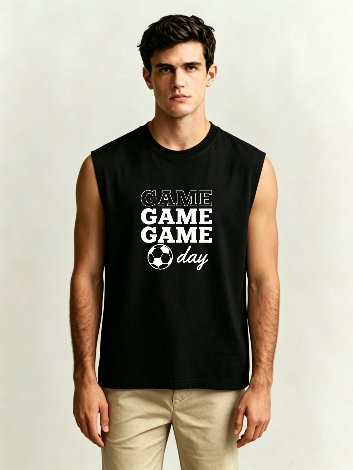 Men Printed Lightweight Tank Top