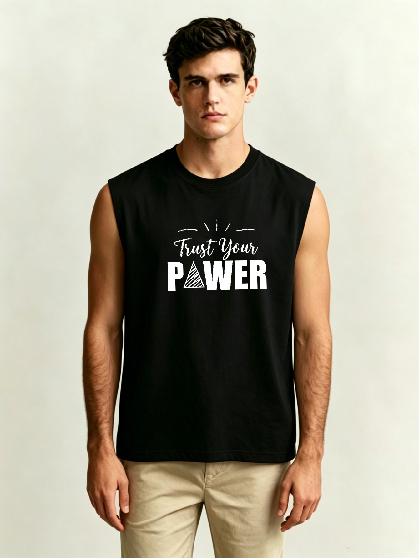 Men Printed Lightweight Tank Top
