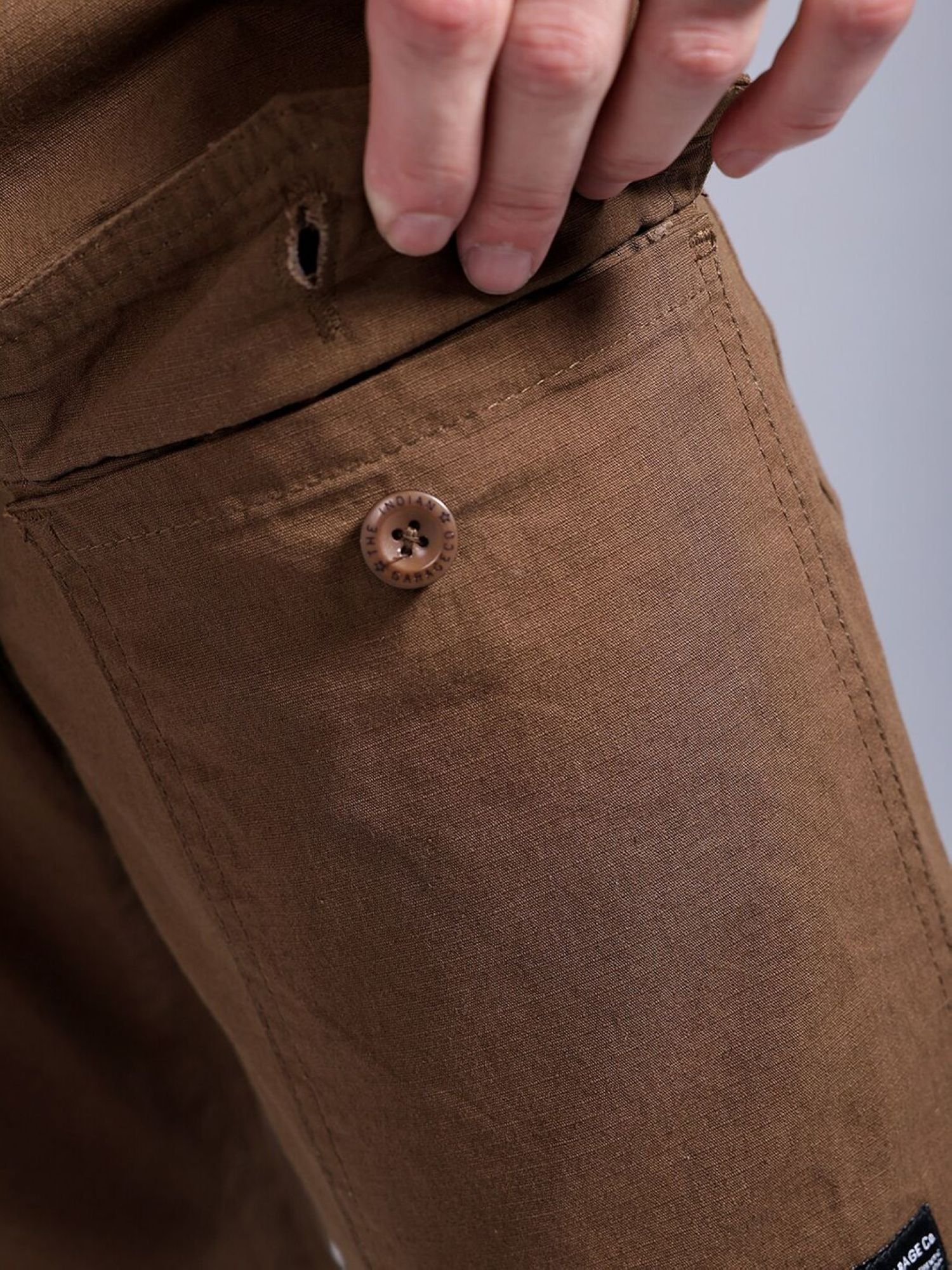Men Relaxed Fit Mid Rise Trousers