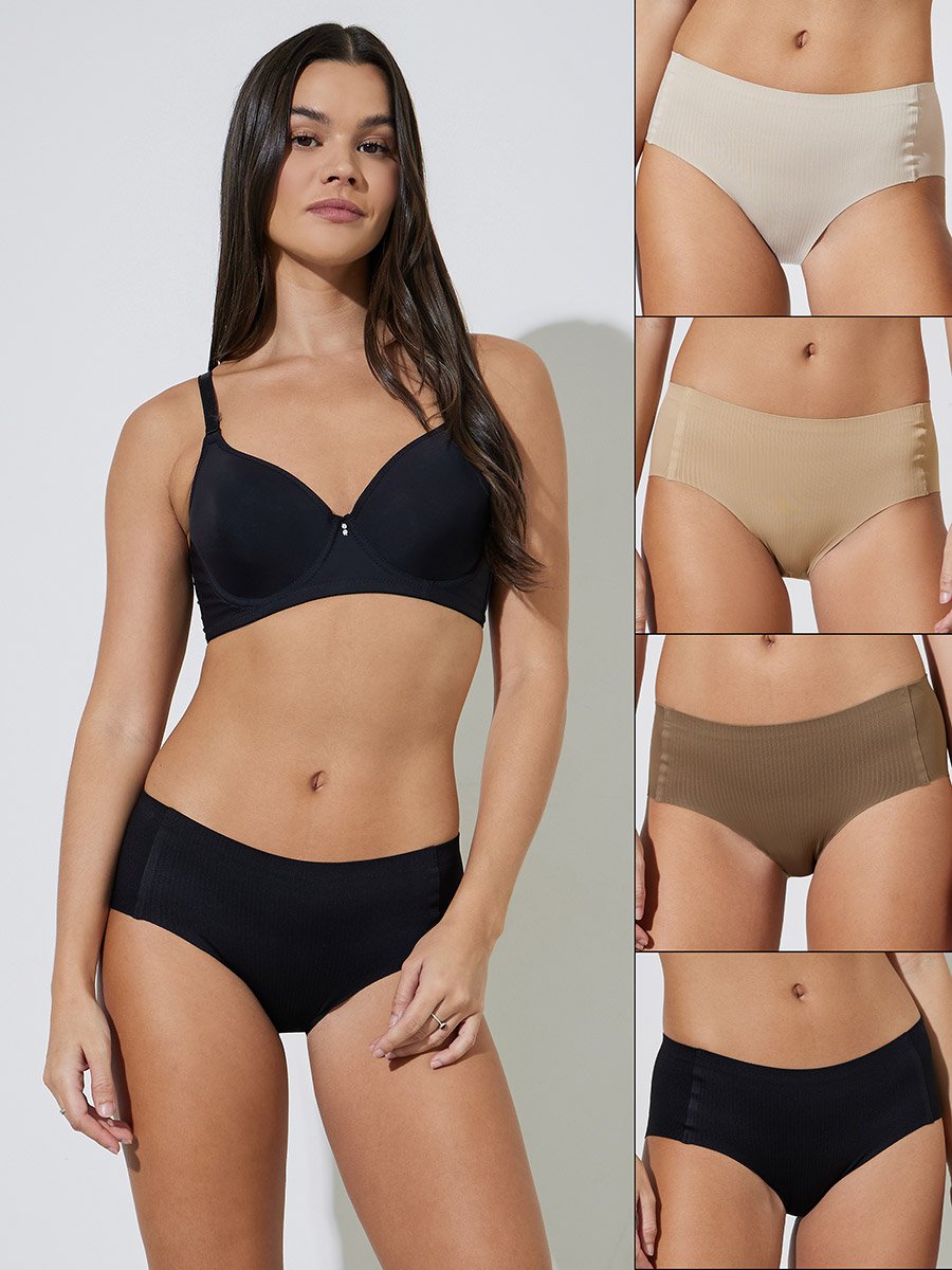 Pack of 4 - Seamless Midi Brief