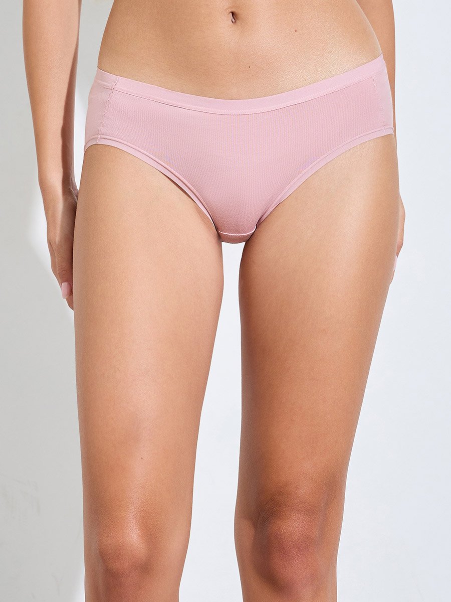 Pack of 4 - Cotton Elastane Full Briefs