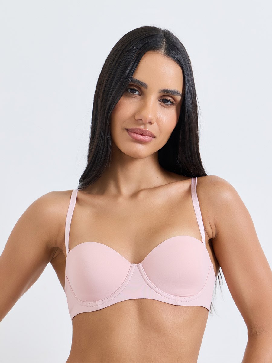 Pack of 2 - Padded Wired Balconette Bra
