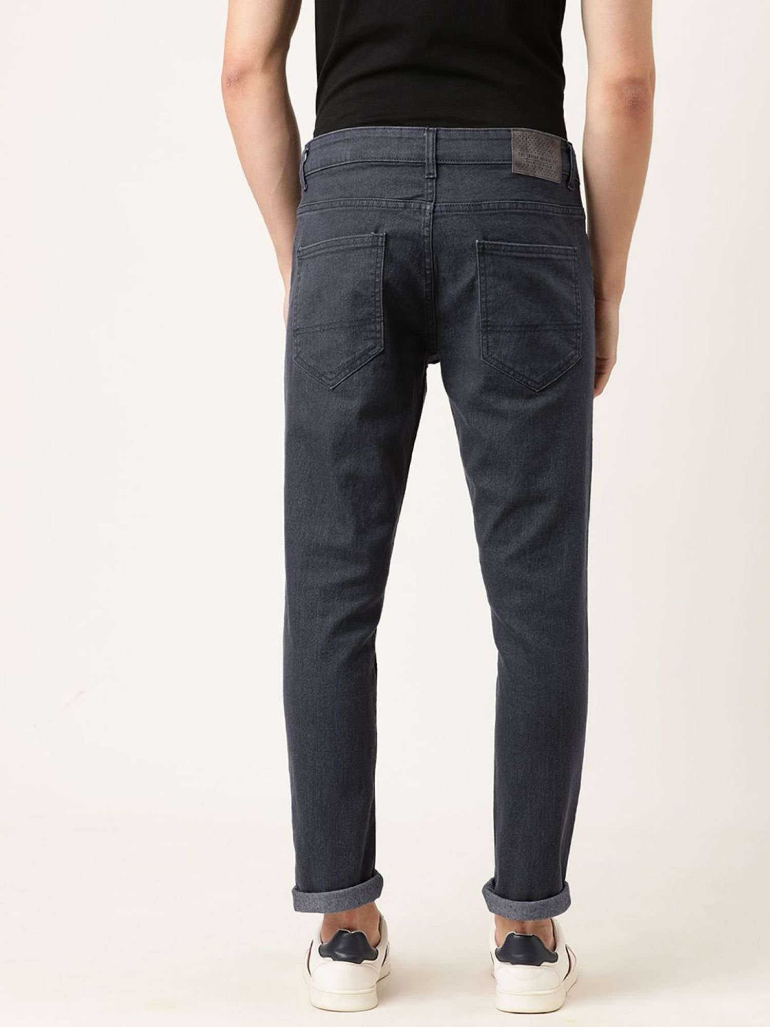 Men Super Slim Fit Mid Rise Jeans