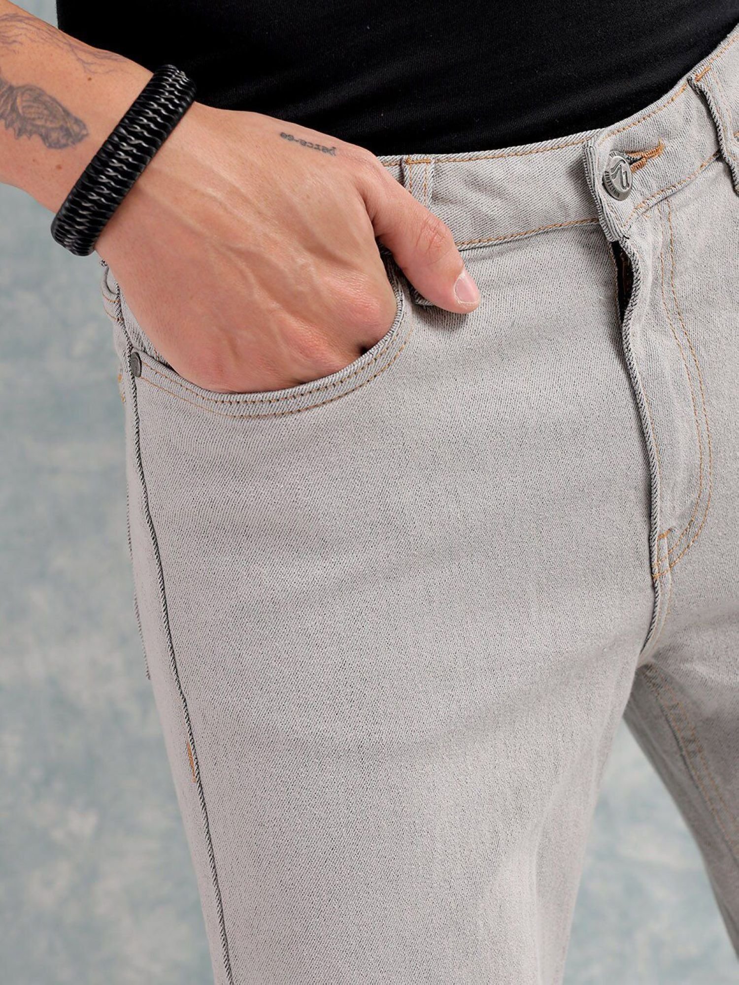 Men Bootcut Mid Rise Stretchable Jeans