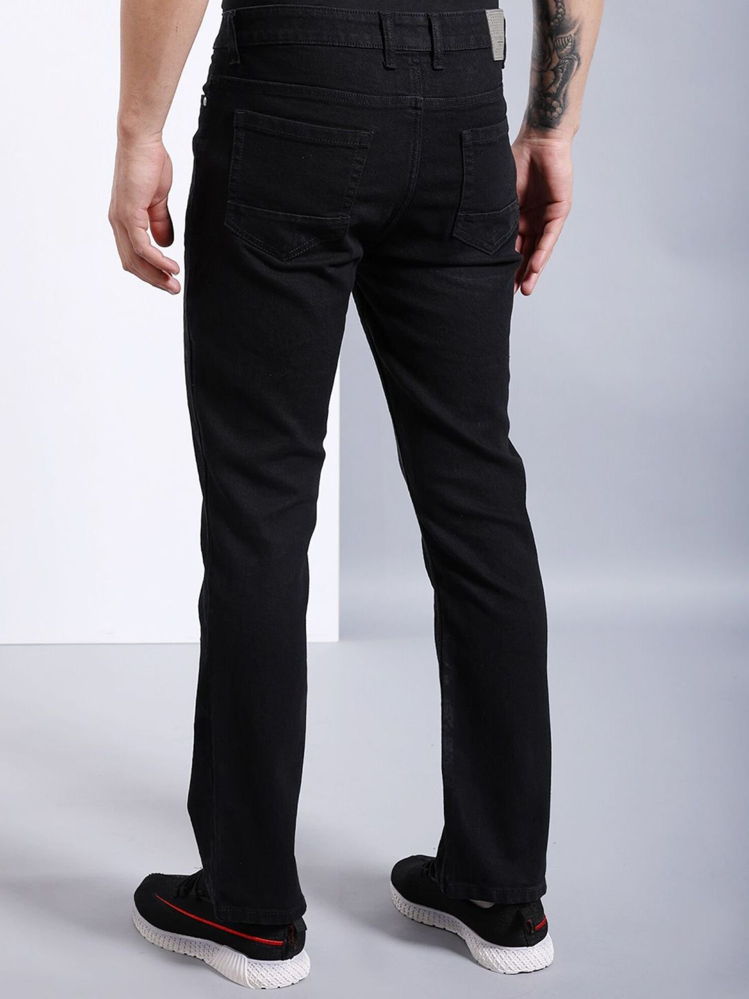 Men Bootcut Mid Rise Stretchable Jeans