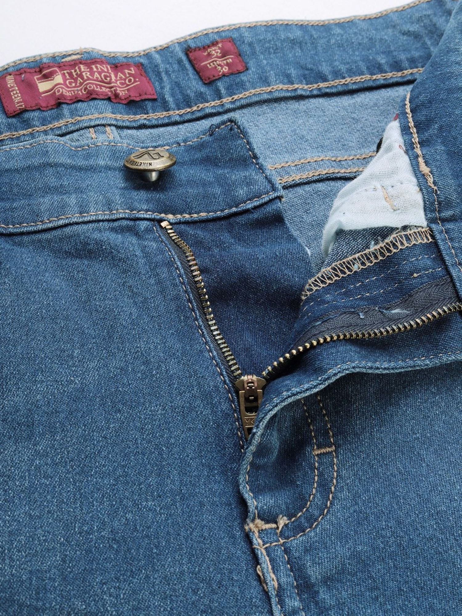Men Super Slim Fit Mid Rise Jeans