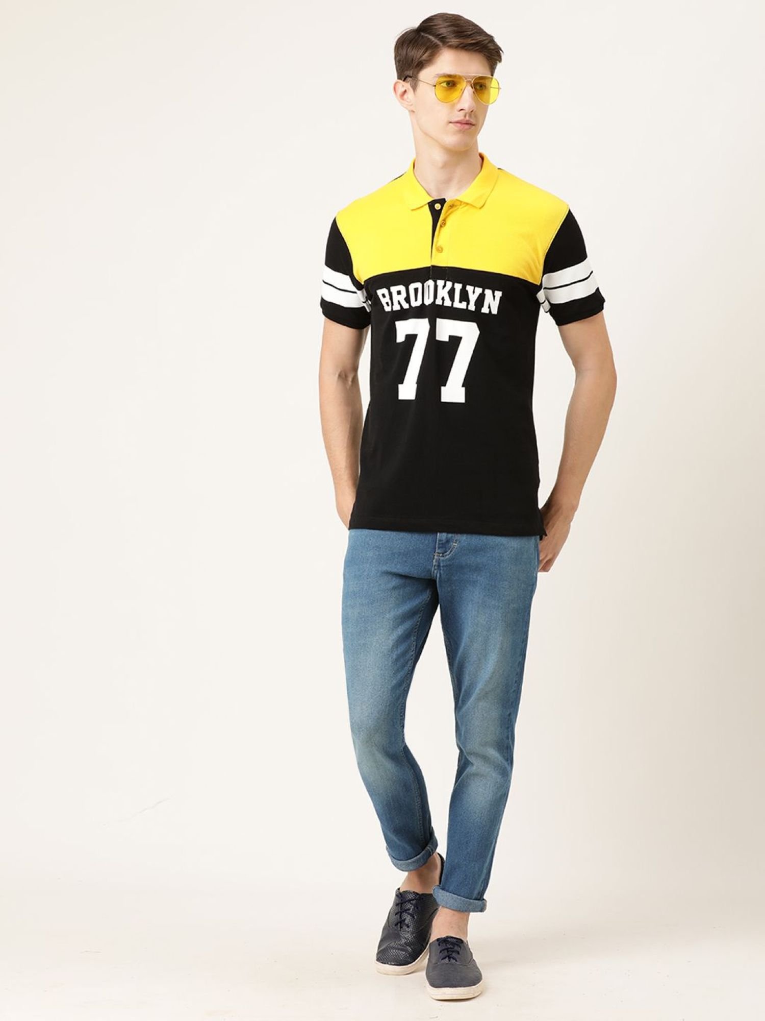 Men Super Slim Fit Mid Rise Jeans