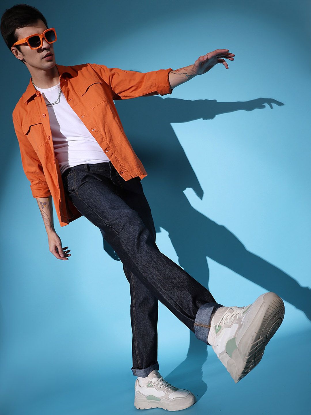 Men Slim Fit Mid Rise Jeans