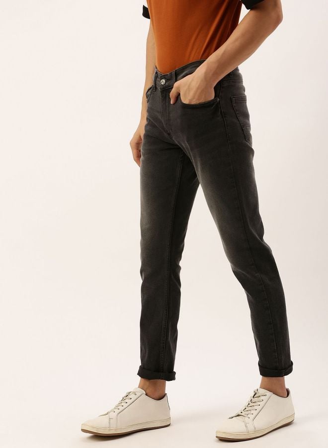 Men Slim Fit Mid Rise Jeans