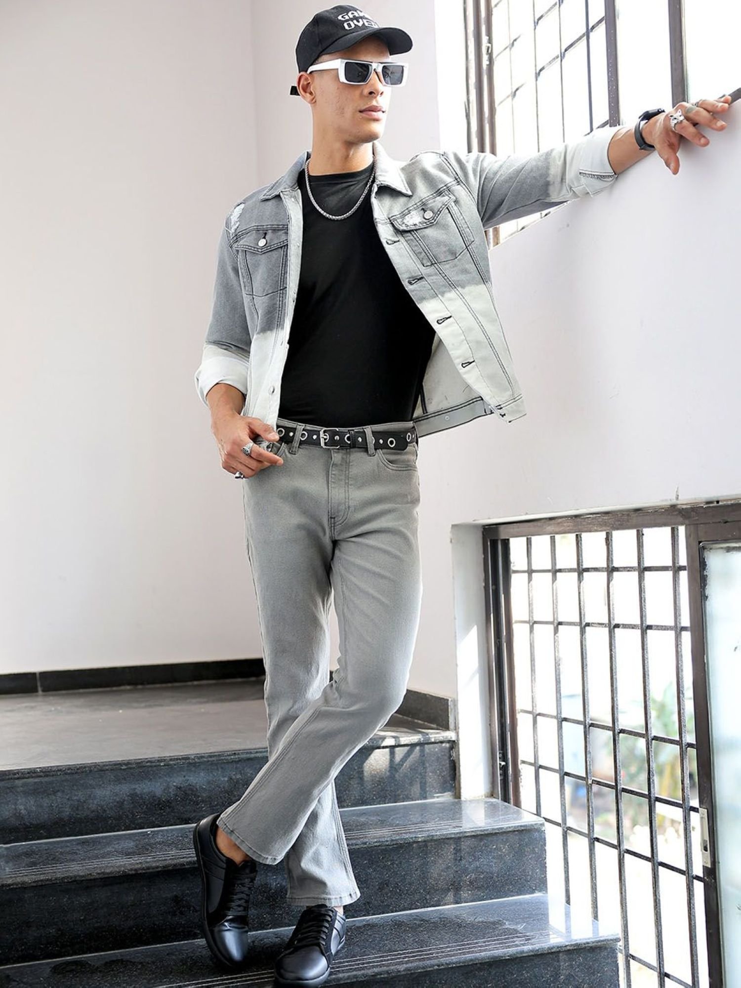 Men Bootcut Mid Rise Stretchable Jeans