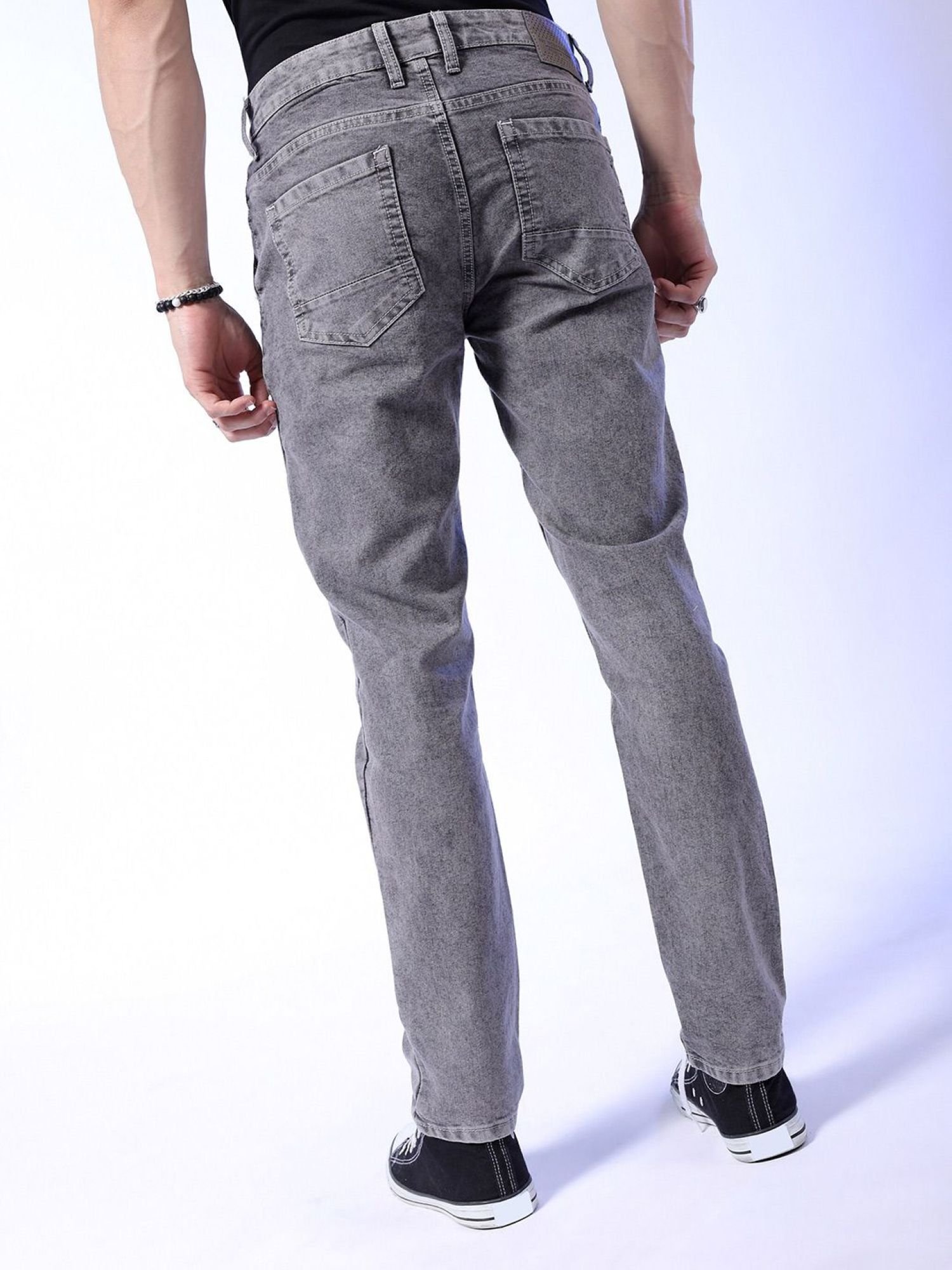 Men Slim Fit Mid Rise Jeans