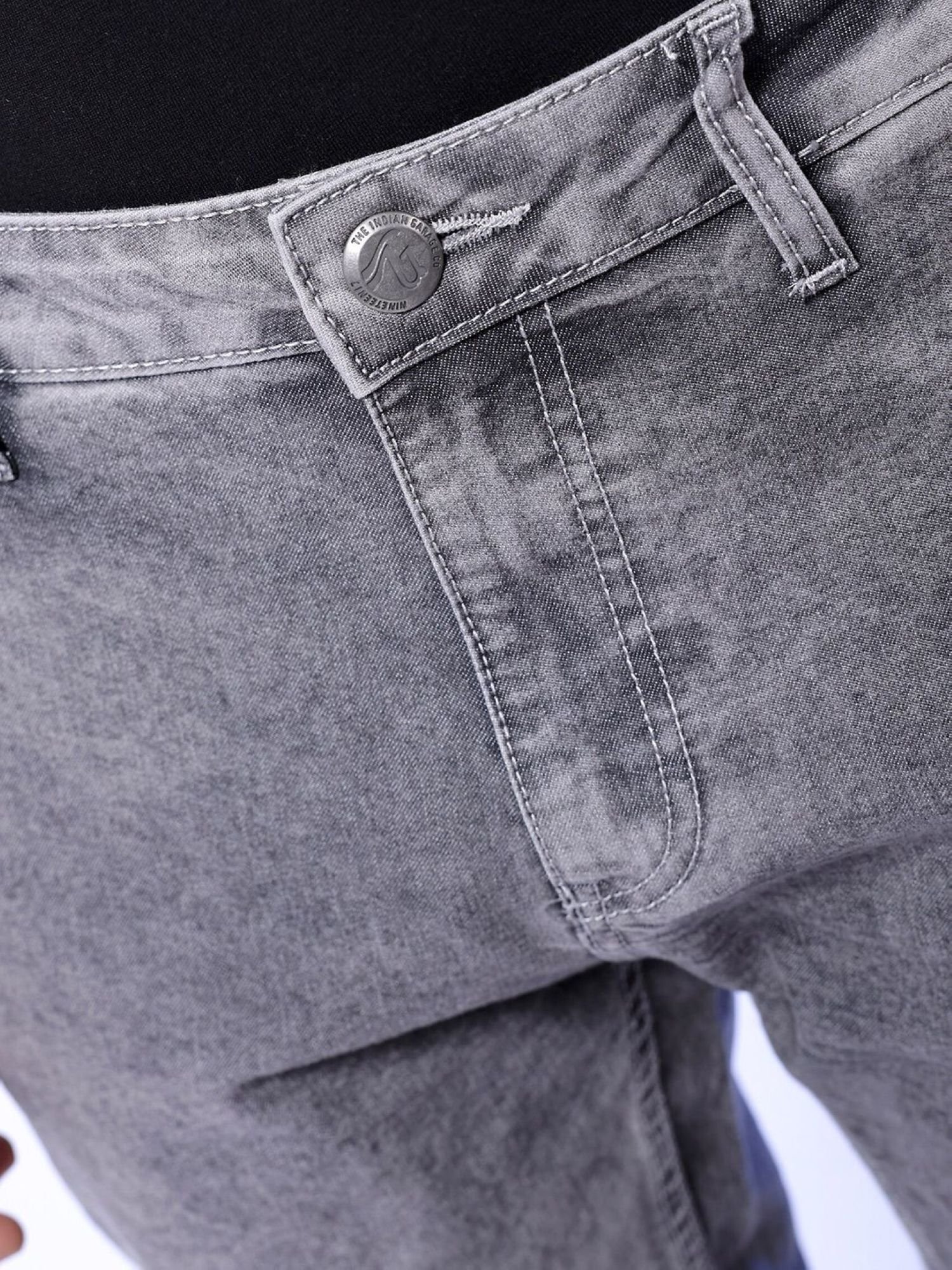 Men Slim Fit Mid Rise Jeans