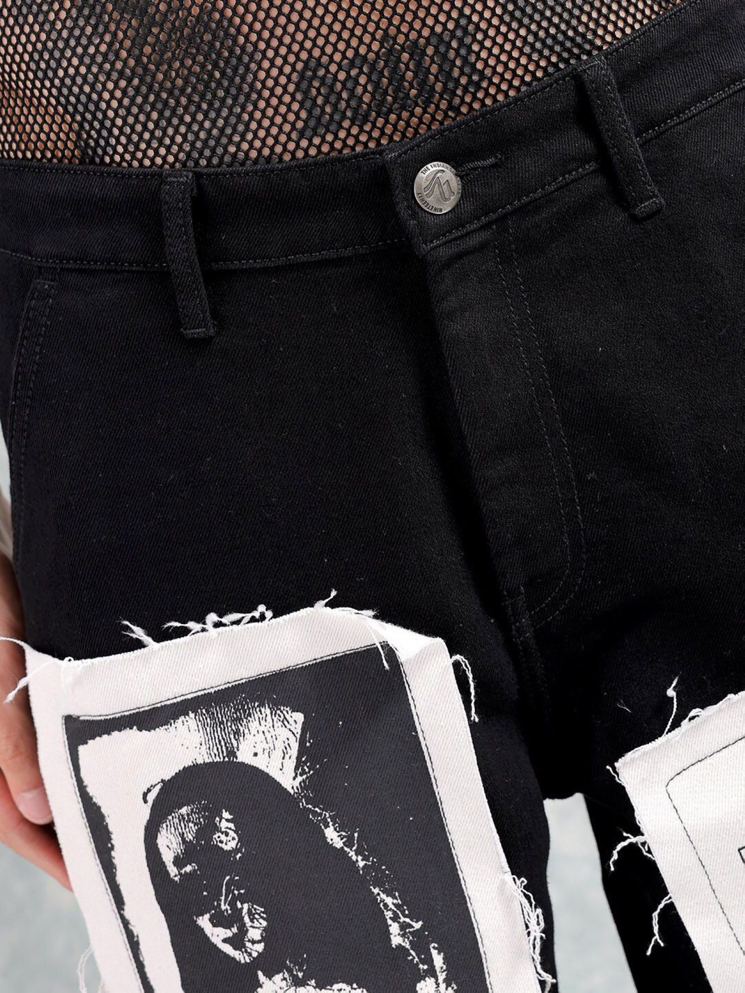 Men Baggy Fit Printed Mid Rise Jeans