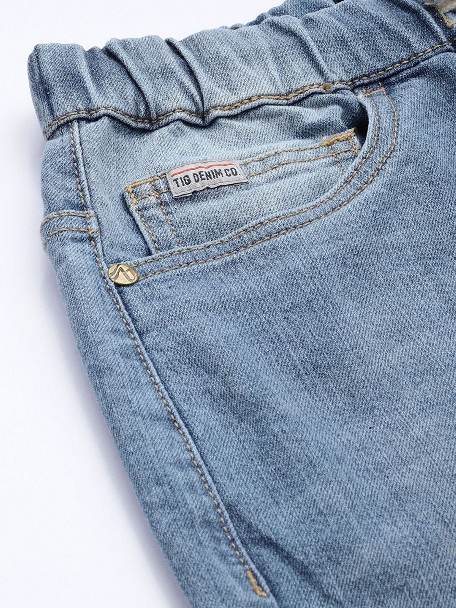 Men Slim Fit Mid Rise Stretchable Jeans