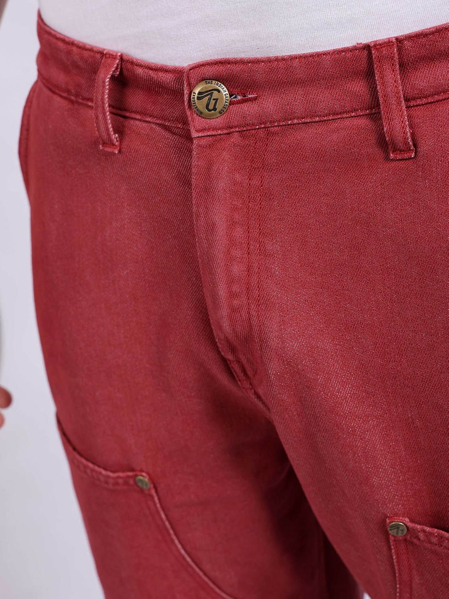 Men Baggy Fit Mid Rise Jeans
