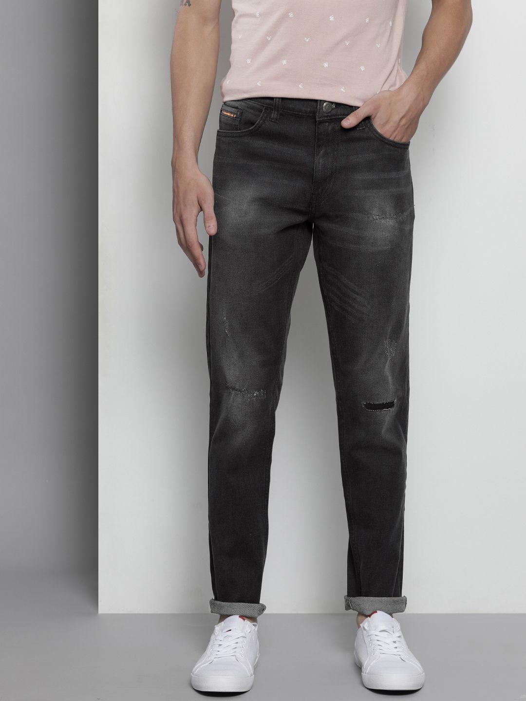 Men Slim Fit Mid Rise Stretchable Jeans