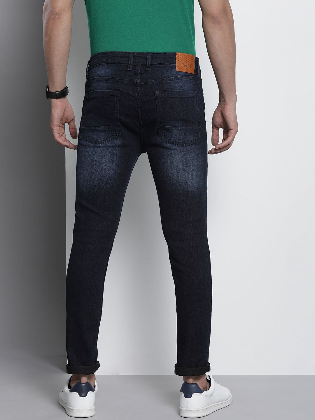 Men Skinny Fit Mid Rise Stretchable Jeans