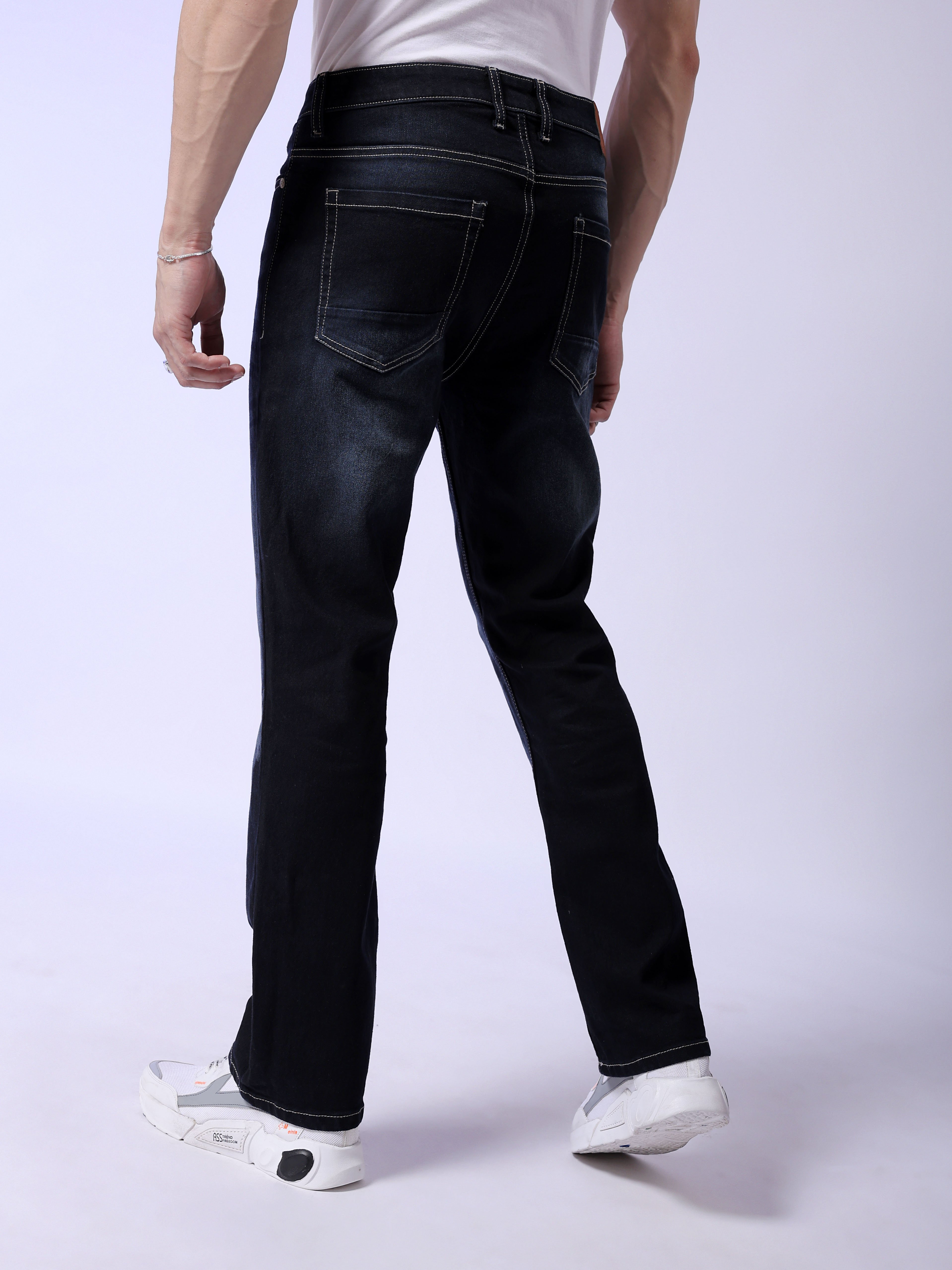 Men Bootcut Mid Rise Stretchable Jeans