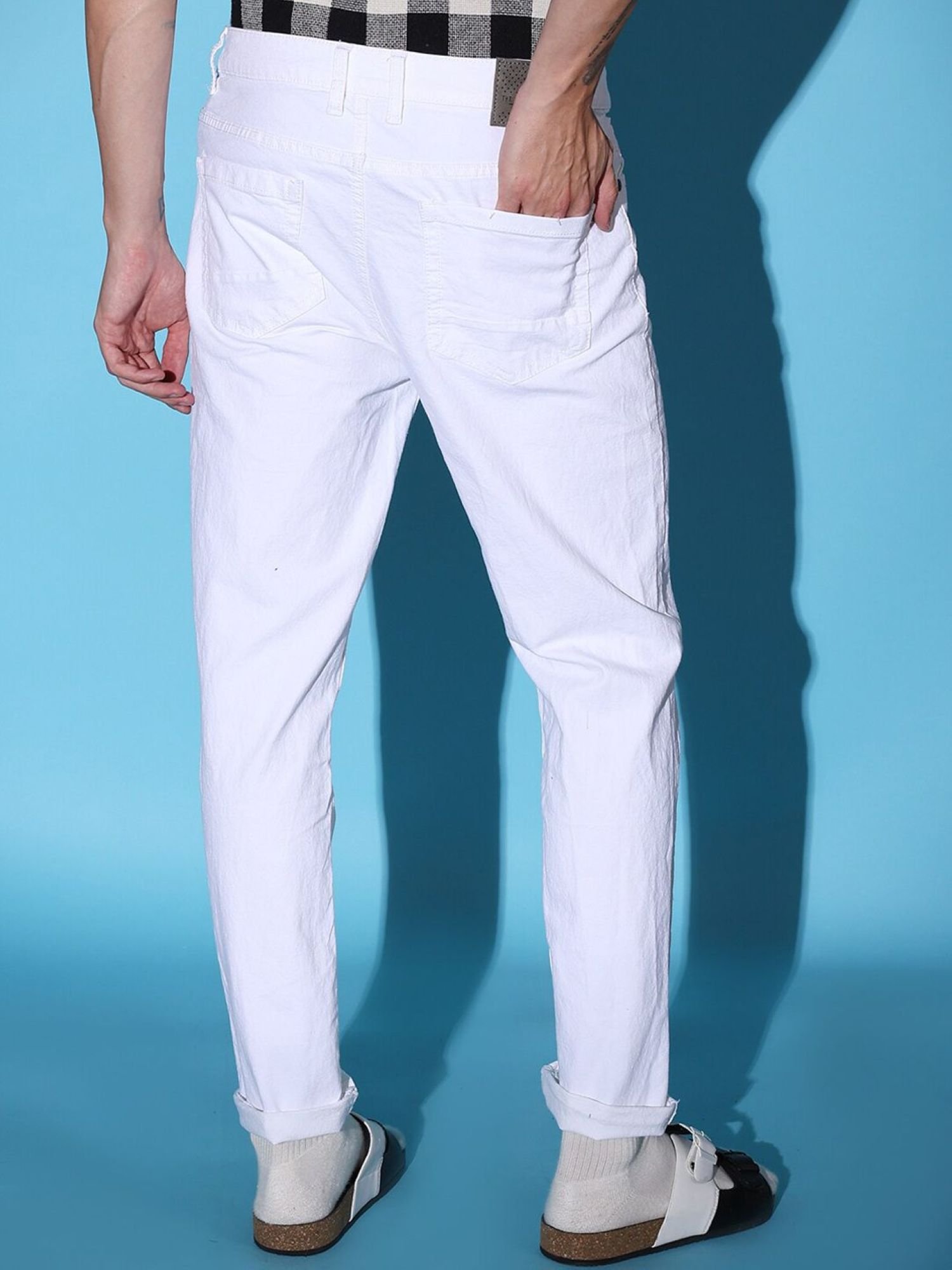 Men Slim Fit Mid Rise Stretchable Jeans