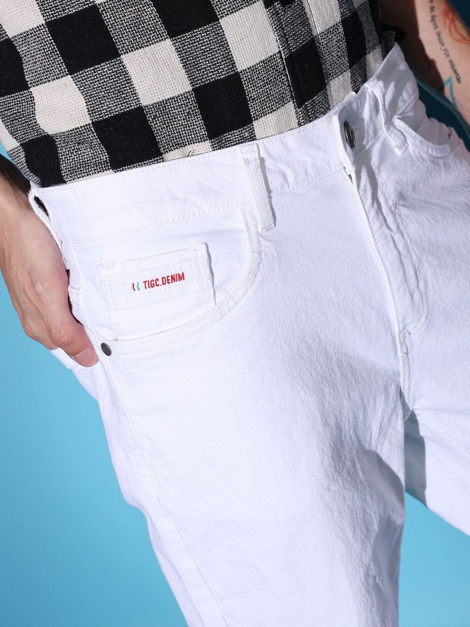 Men Slim Fit Mid Rise Stretchable Jeans