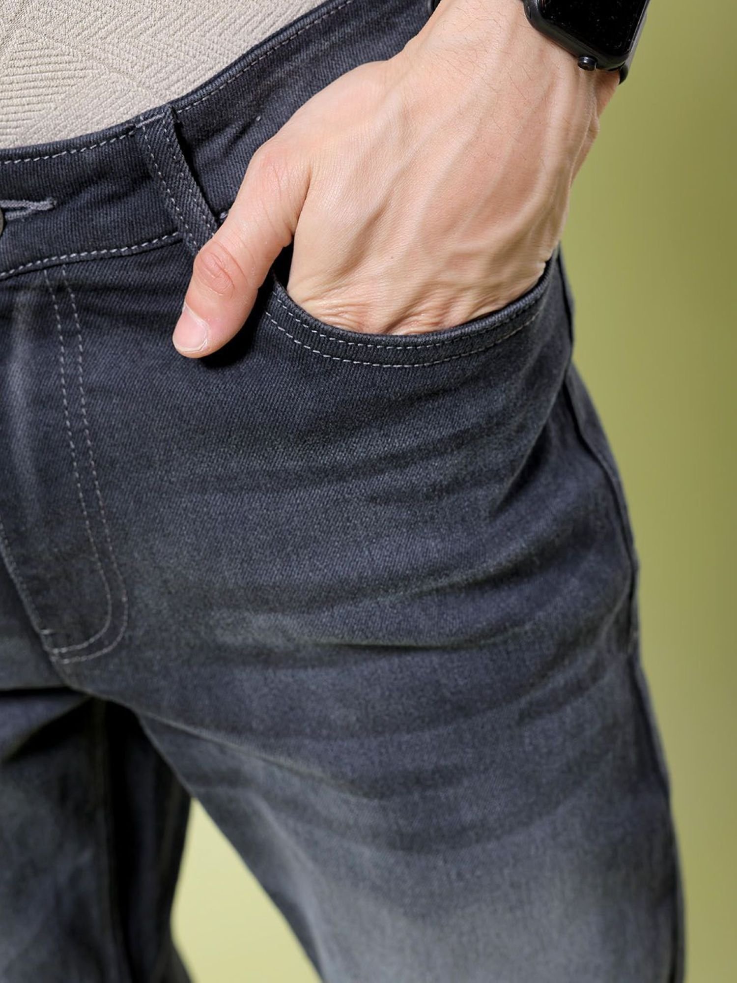 Men Bootcut Mid Rise Stretchable Jeans