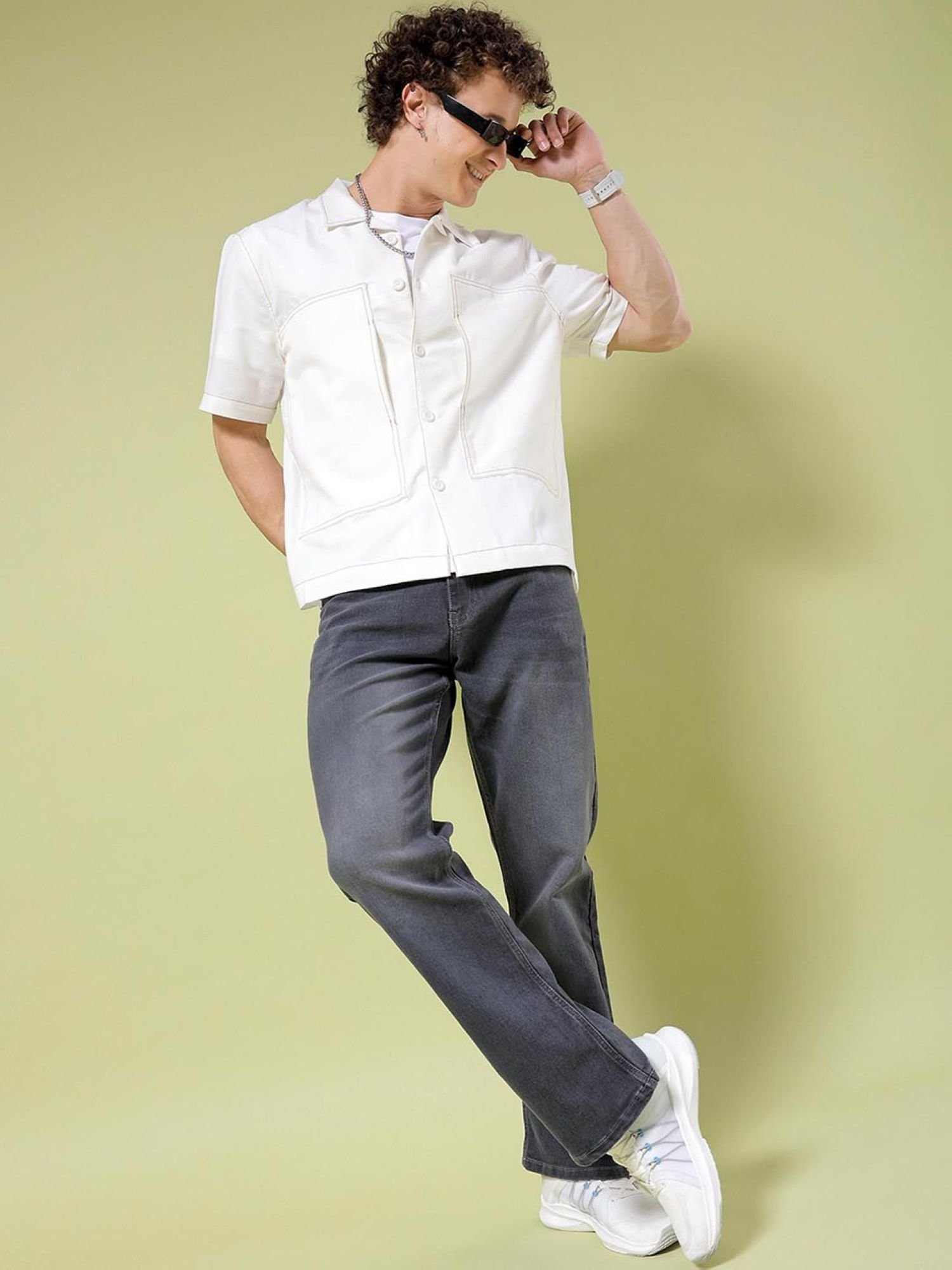 Men Bootcut Mid Rise Stretchable Jeans