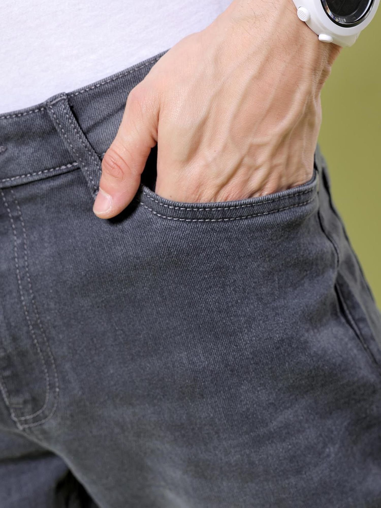 Men Bootcut Mid Rise Stretchable Jeans