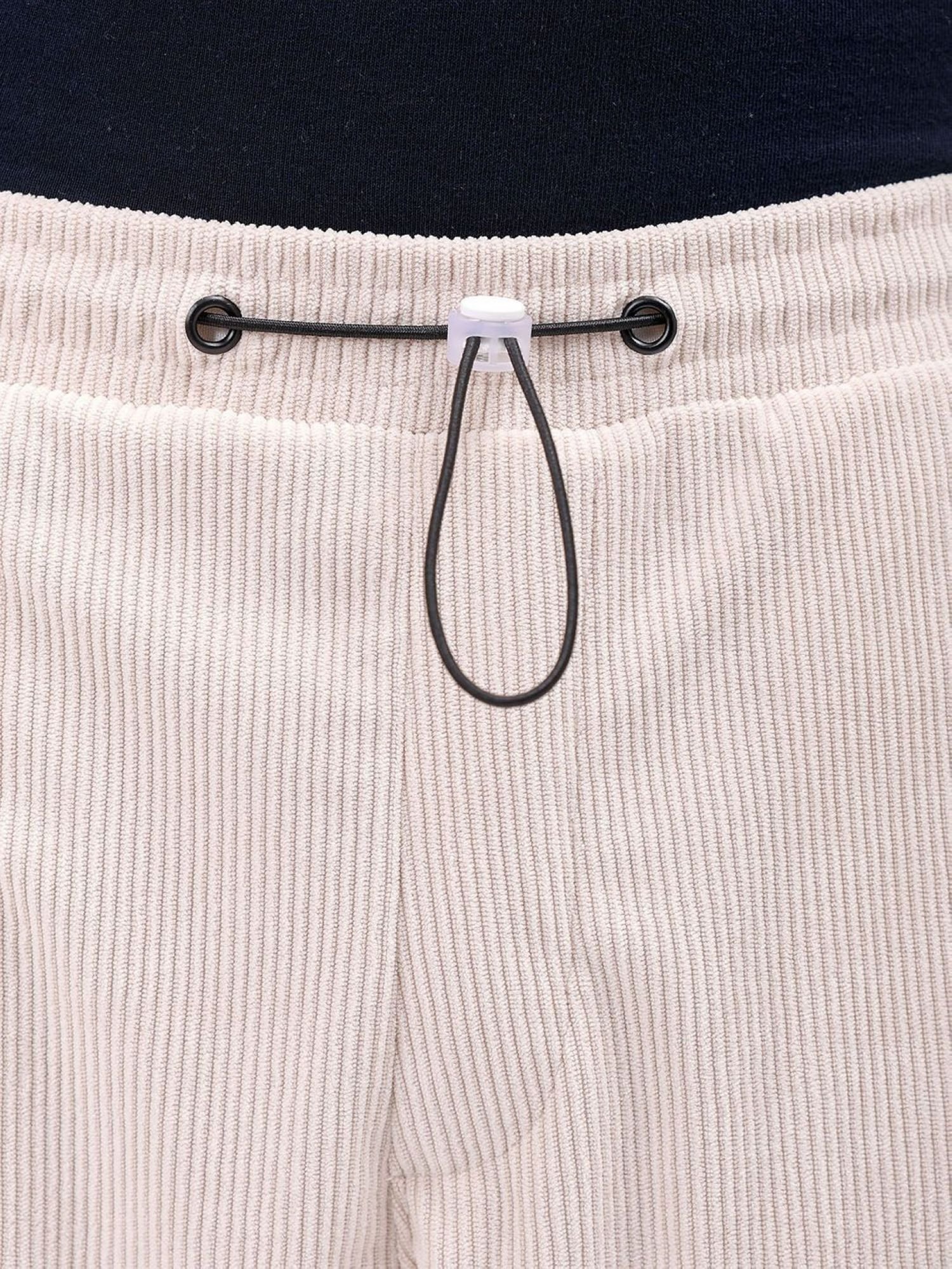 Men Baggy Tapered Fit Textured Mid-Rise Joggers