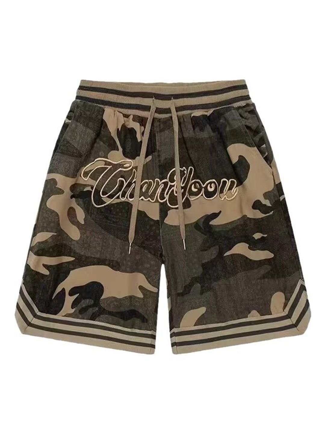 Men Camouflage Print Shorts