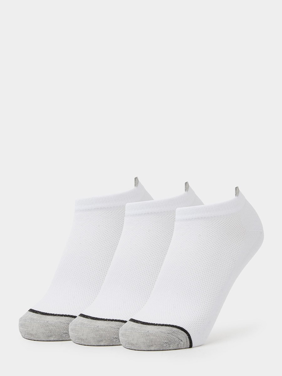 Pack of 3 - Contrast Detail Socks