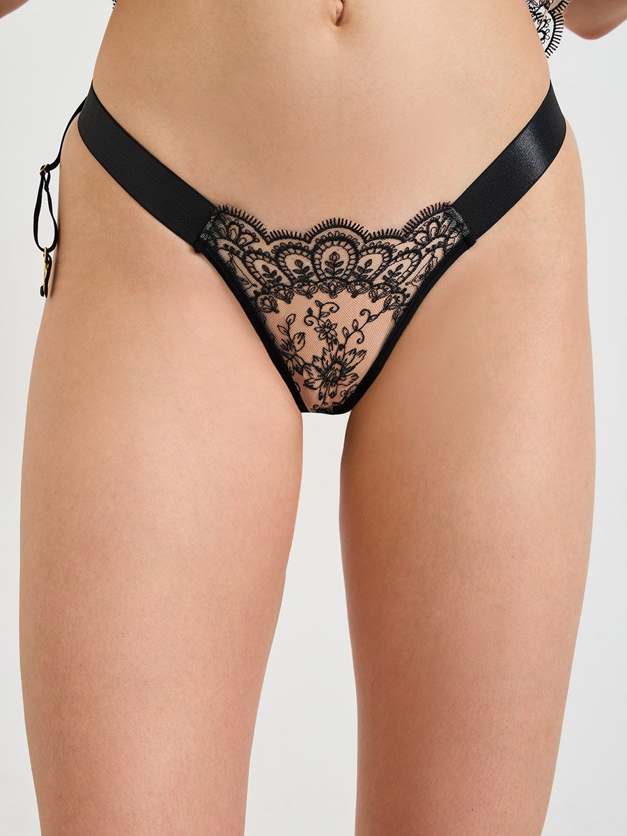 Coffee Brown Bralette and Short Lingerie Set