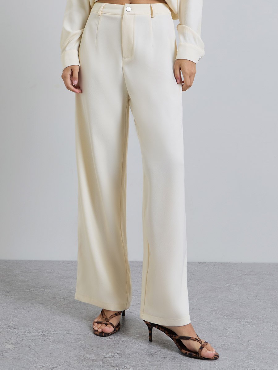 Oversized Longline Shacket and Trousers Set