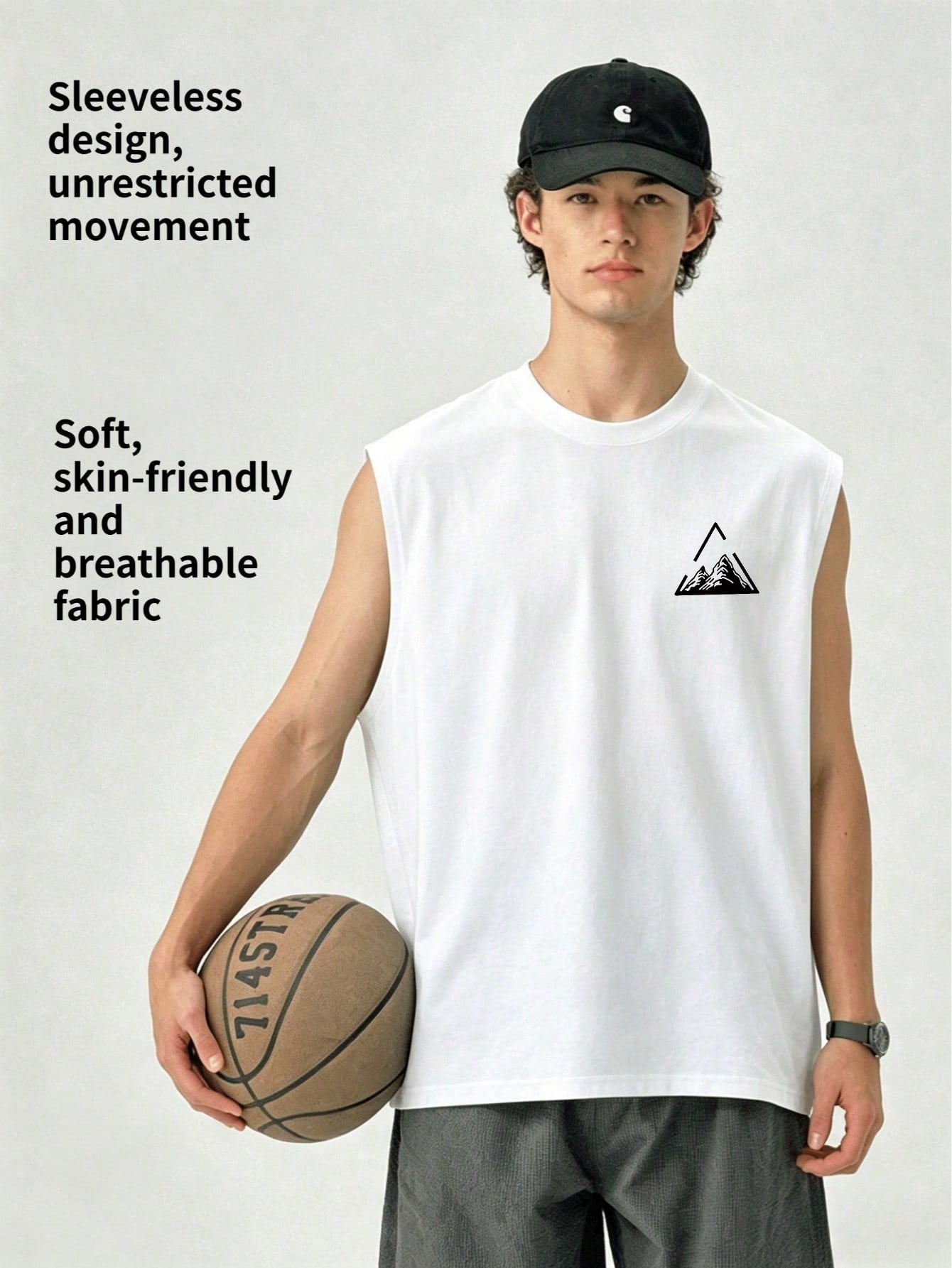 Men Summer Lightweight Tank Top