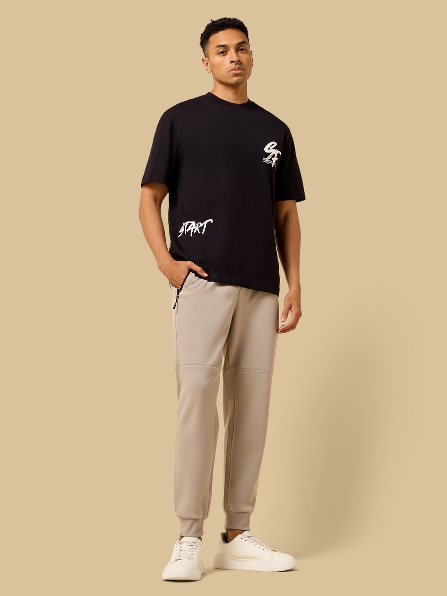 Relaxed Fit Pique Joggers