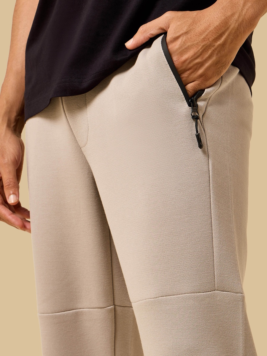 Relaxed Fit Pique Joggers