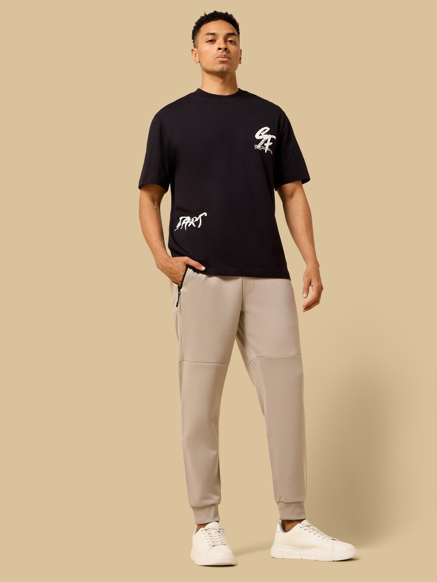 Relaxed Fit Pique Joggers