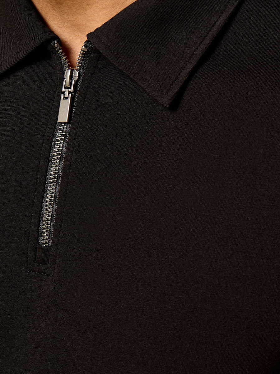 Textured Interlock Polo T-Shirt