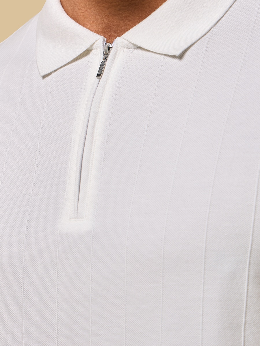 Textured Polo T-Shirt