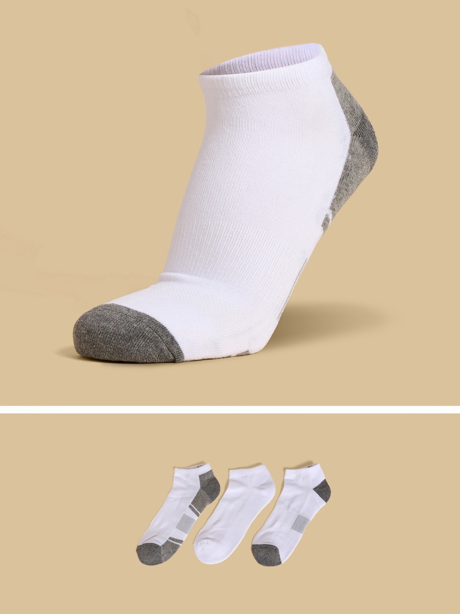 Pack of 3 - Half Terry Ankle Length Socks