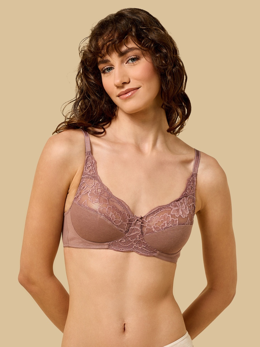 Lace Detail Non-Padded Wired Bra
