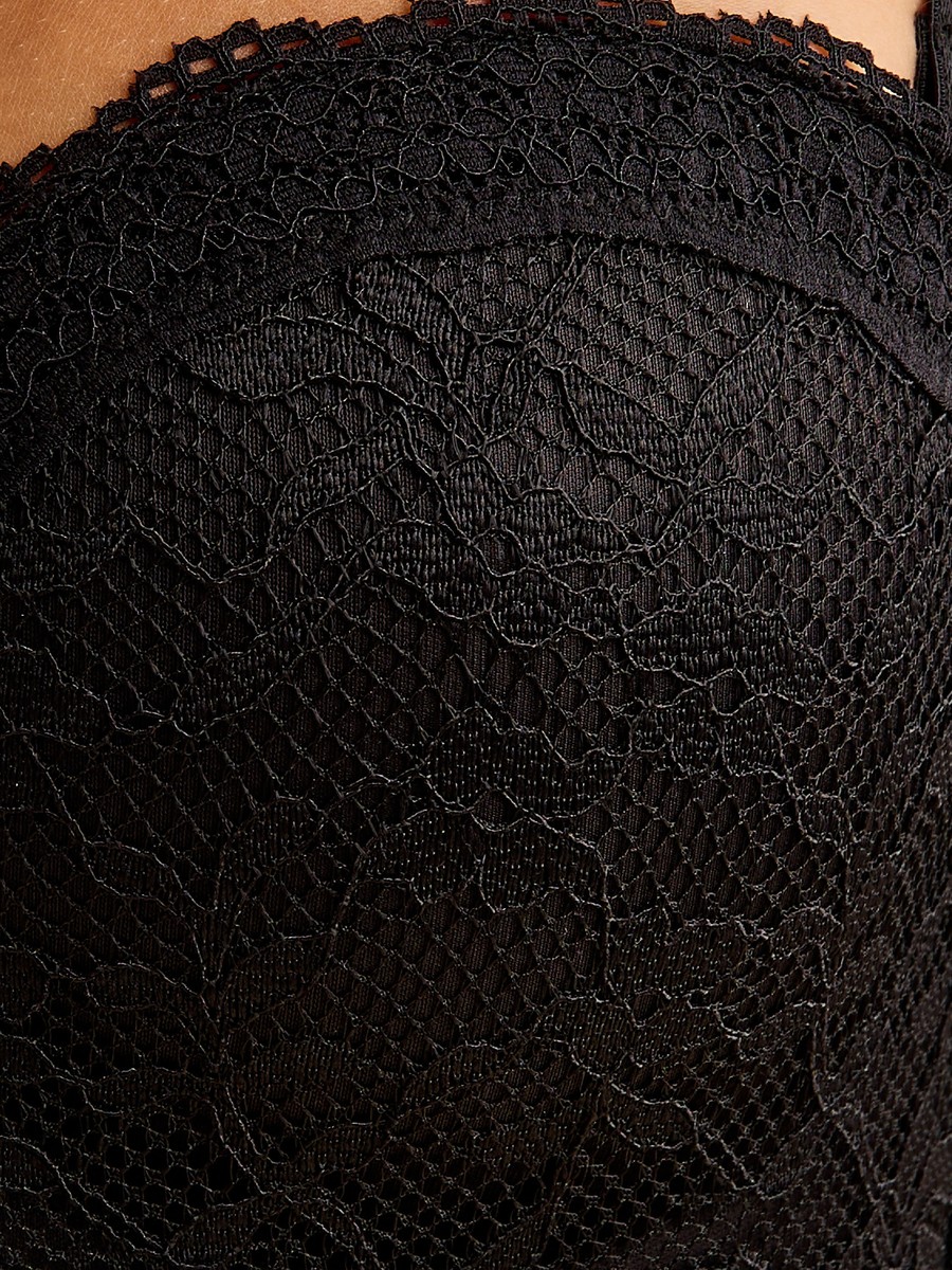 Lace Padded Wired Strapless Bra