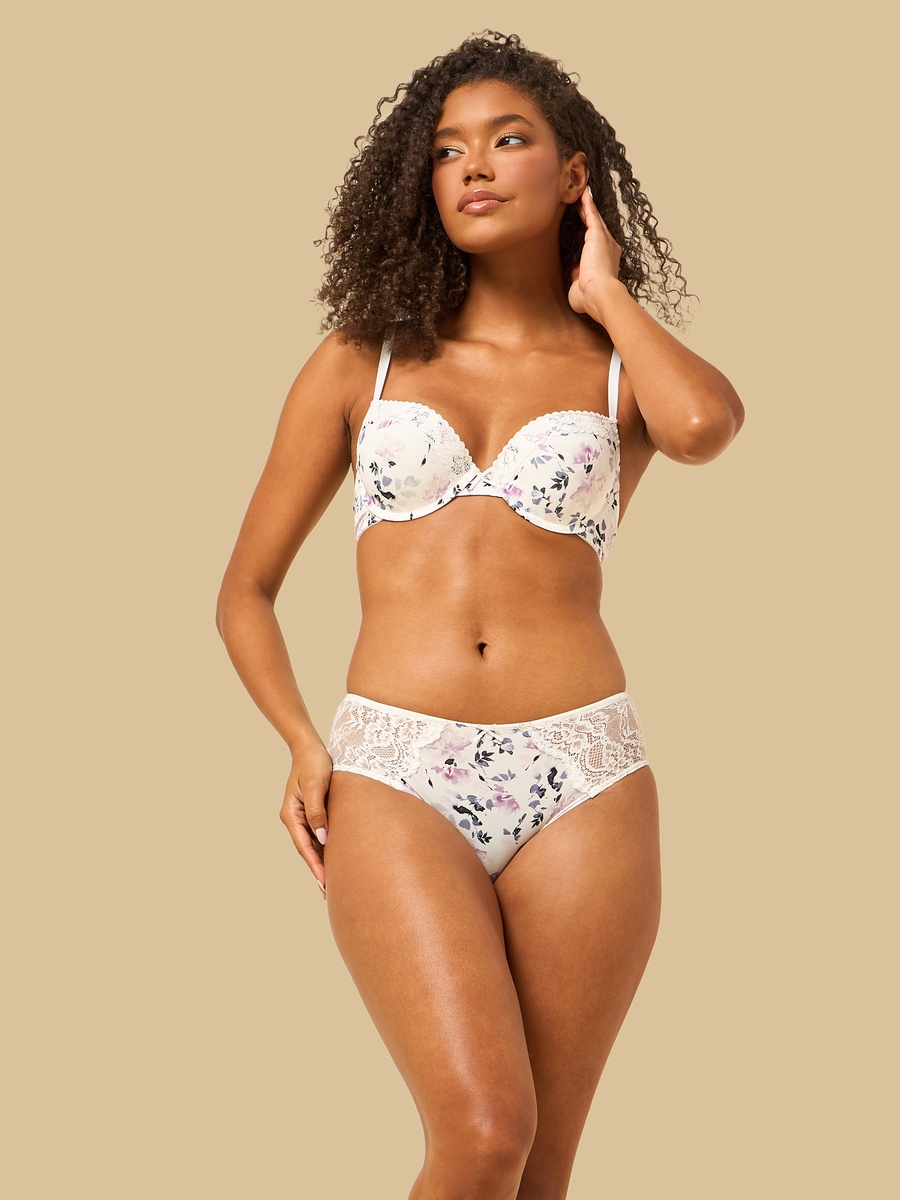 Pack of 2 - Lace Panel Bikini Briefs