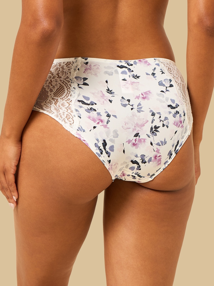 Pack of 2 - Lace Panel Bikini Briefs