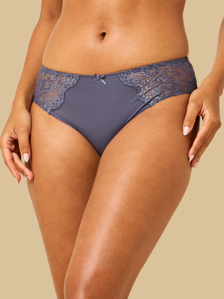 Pack of 2 - Lace Panel Bikini Briefs