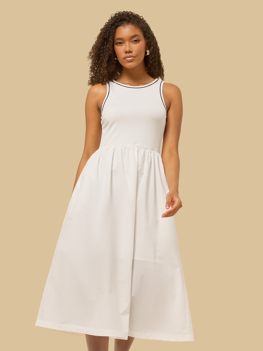 Ribbed Sleeveless Dress