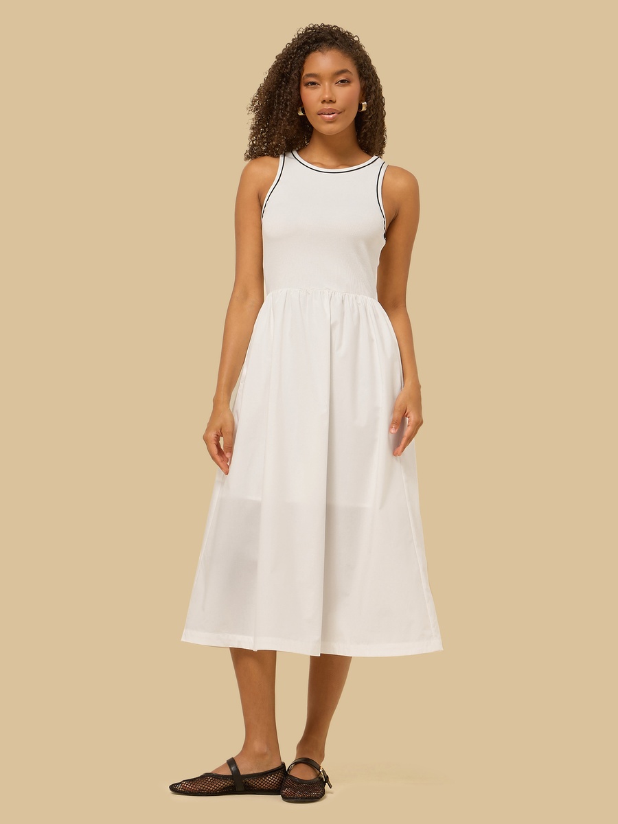 Ribbed Sleeveless Dress