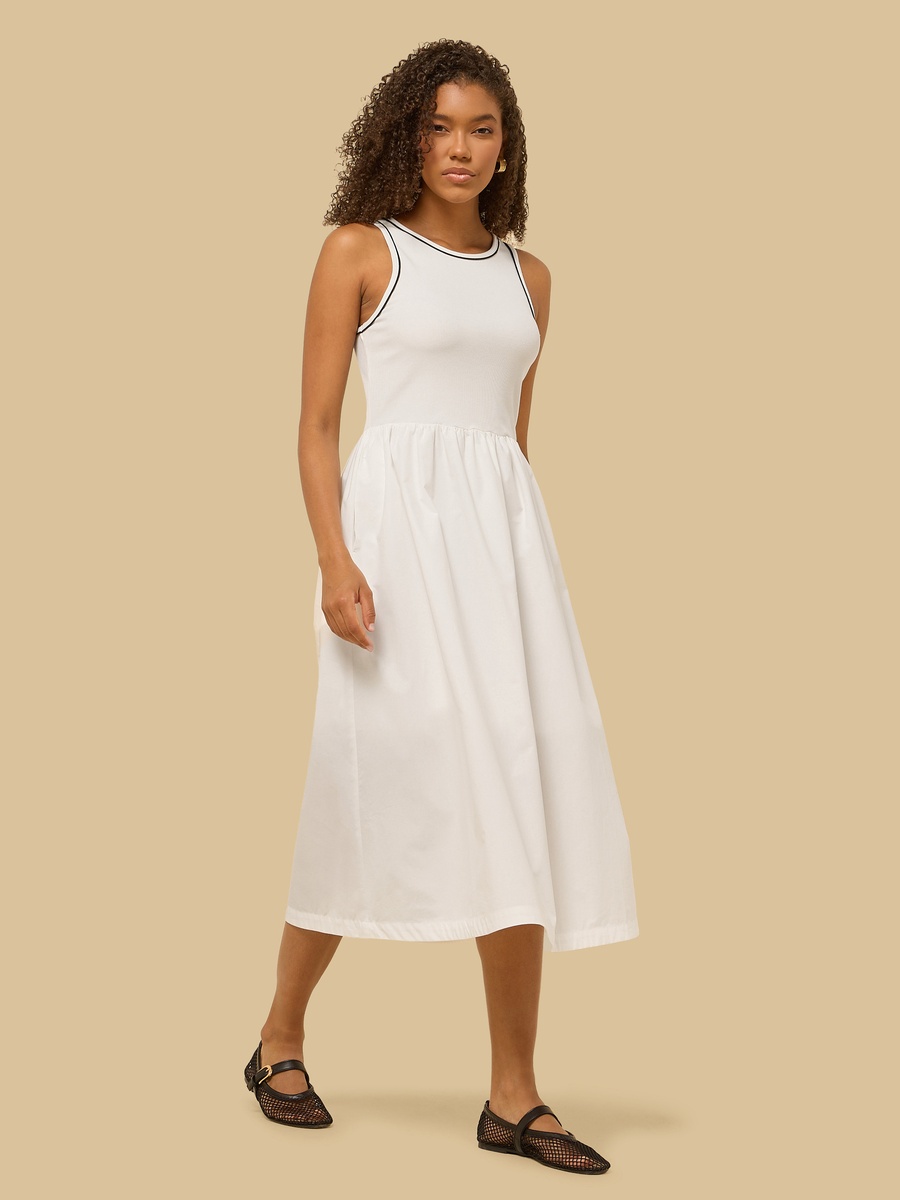 Ribbed Sleeveless Dress