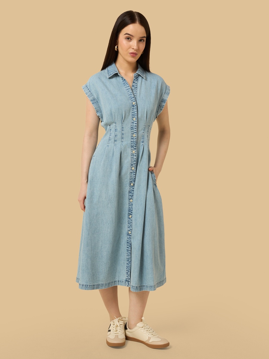 Denim Shirt Dress