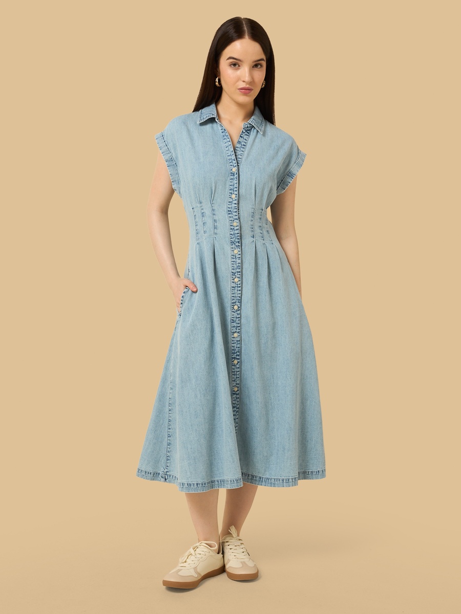 Denim Shirt Dress