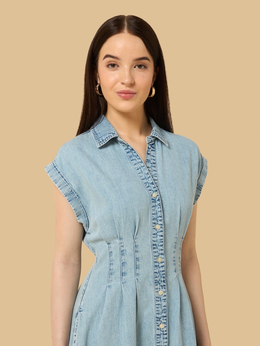 Denim Shirt Dress